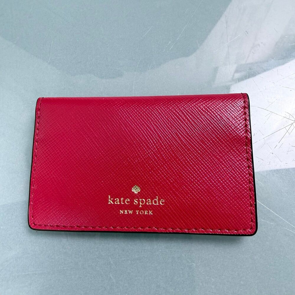Kate Spade New York Saffiano Leather Flap / Envelope Card Case